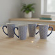 Porcelain Mug Set - 4 Pcs